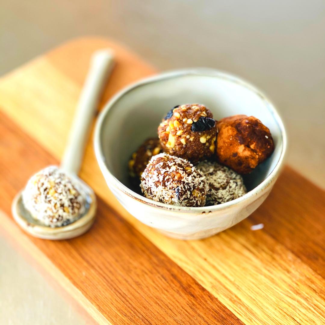 Sweet Spiced bliss balls or protein balls