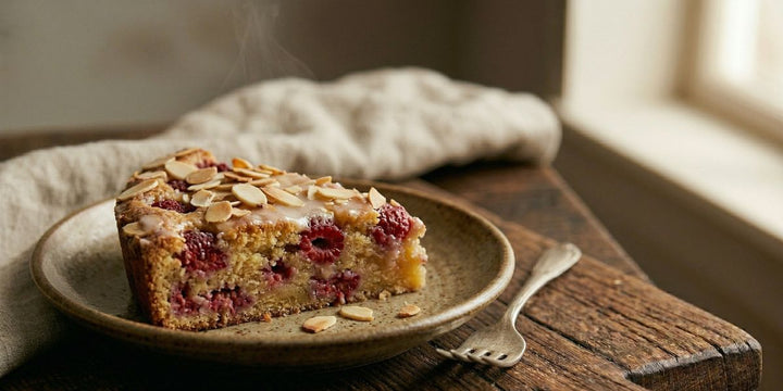Crustless Raspberry Almond Tart