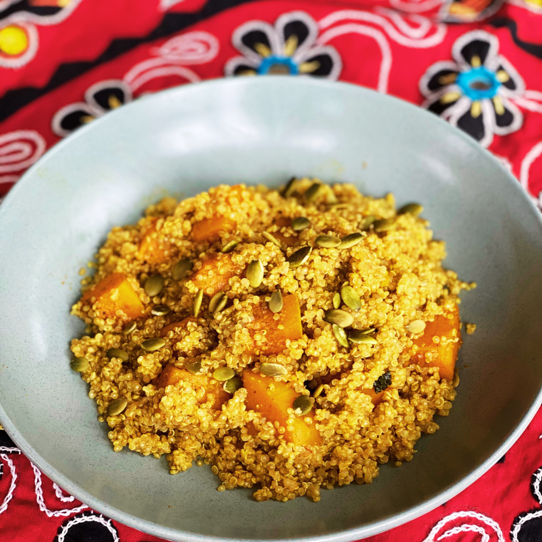 image of Tagine Moroccan roasted pumpkin and quinoa