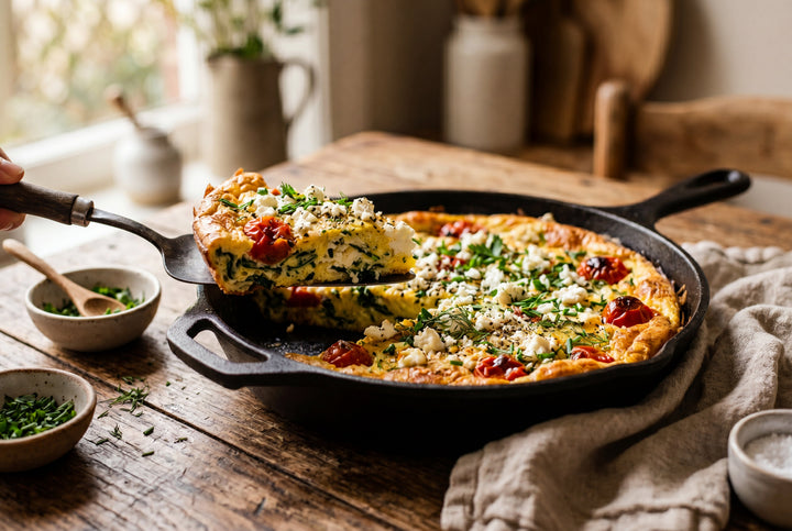 Green Frittata with Feta