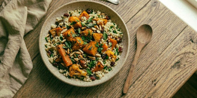 Tagine Roasted Pumpkin with Quinoa