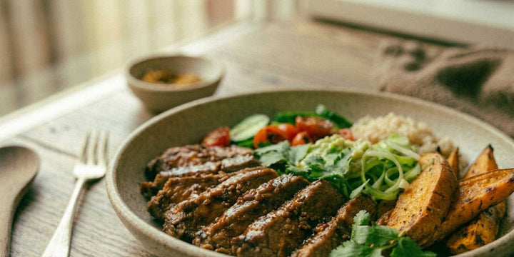 Smokin’ Hot Honey Beef & Sweet Potato Bowl