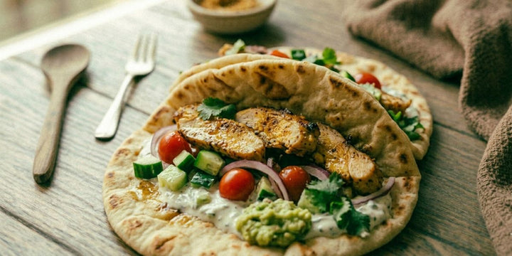 Lemon Pepper Chicken Gyros