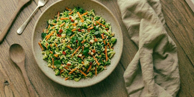 Raw Broccoli Salad with Chilli