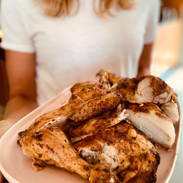 Herb roasted chicken