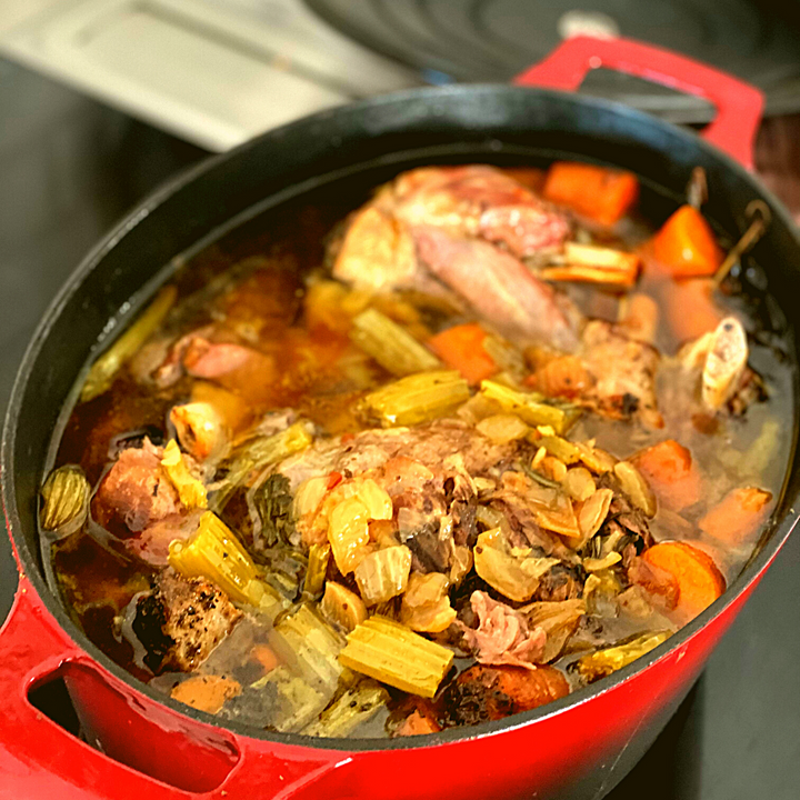 lamb shoulder slow cooked meal