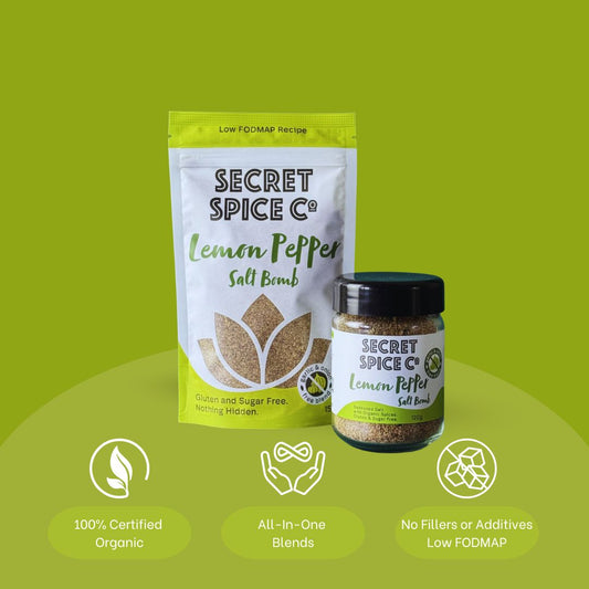 LEMON PEPPER SALT BOMB - LOW FODMAP