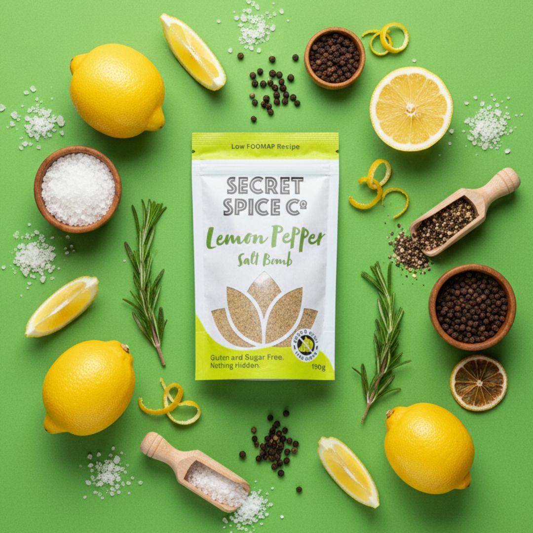 LEMON PEPPER SALT BOMB - LOW FODMAP