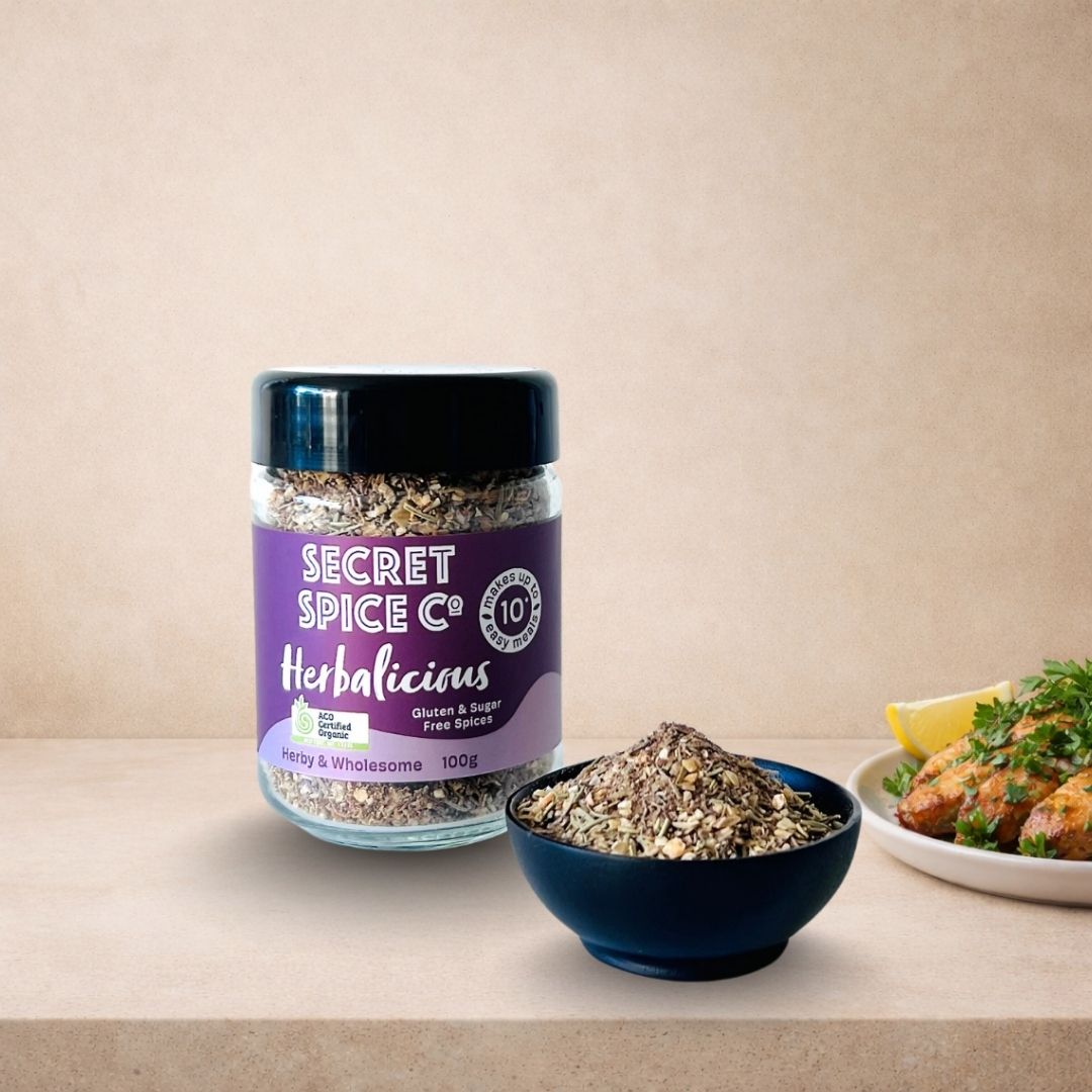 Herbalicious refill pouch - Secret Spice Co certified organic salt-free
