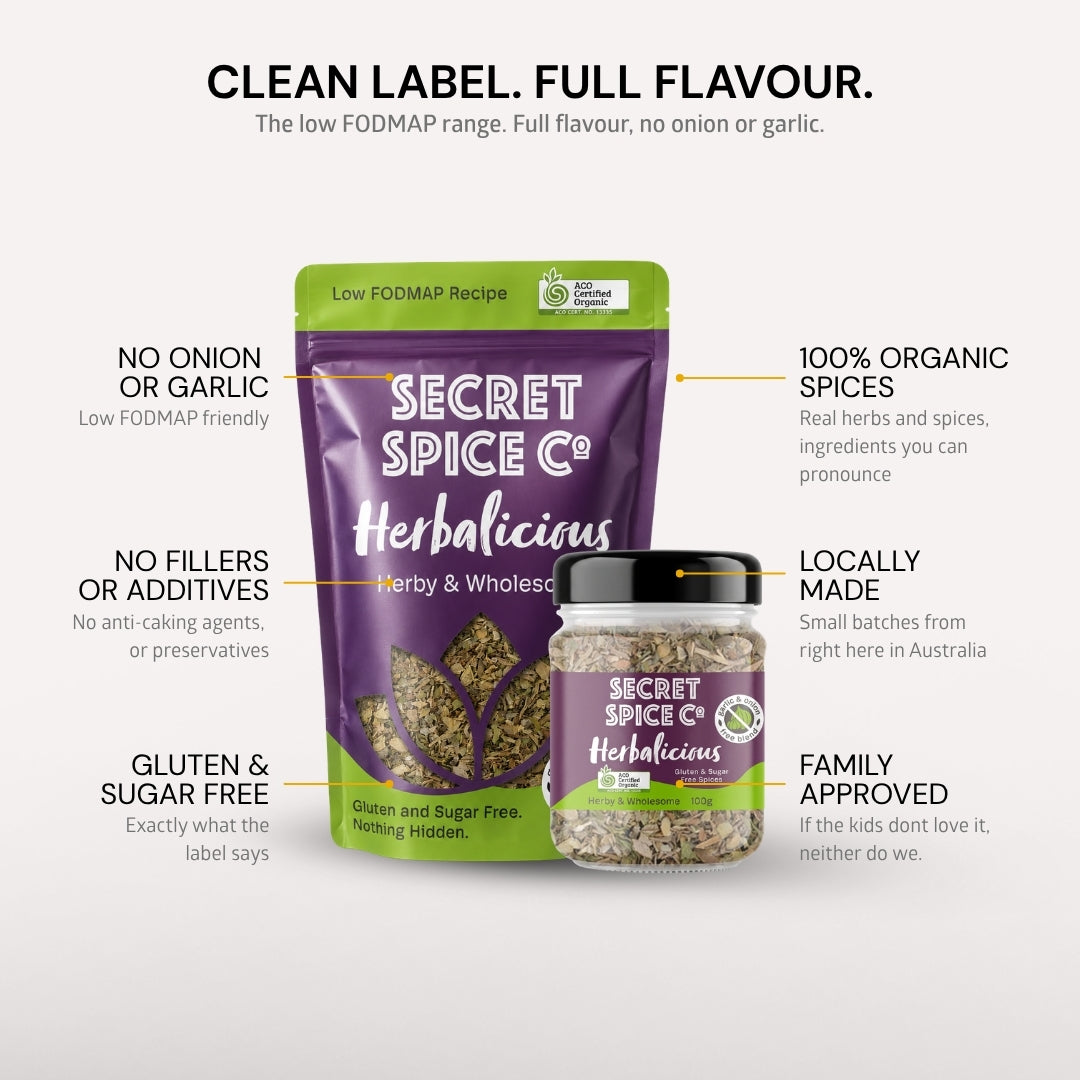 HERBALICIOUS - LOW FODMAP
