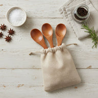Secret Spice Co Signature Spoon Set - three handcrafted wooden spoons