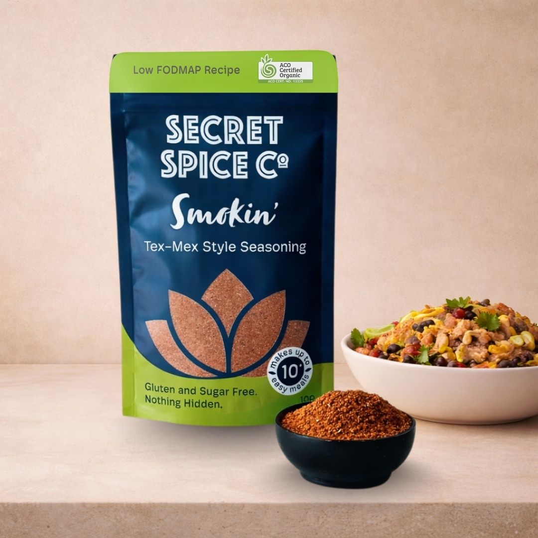 Smokin' Low FODMAP 100g glass jar front view