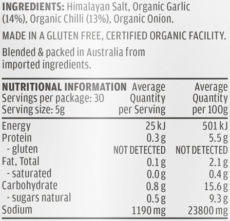 CHILLI GARLIC SALT BOMB
