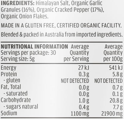 GARLIC PEPPER SALT BOMB